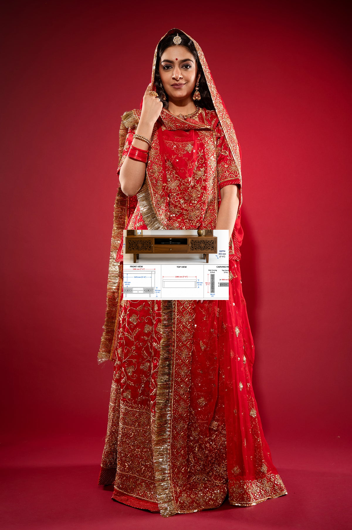 ragili lal poshak