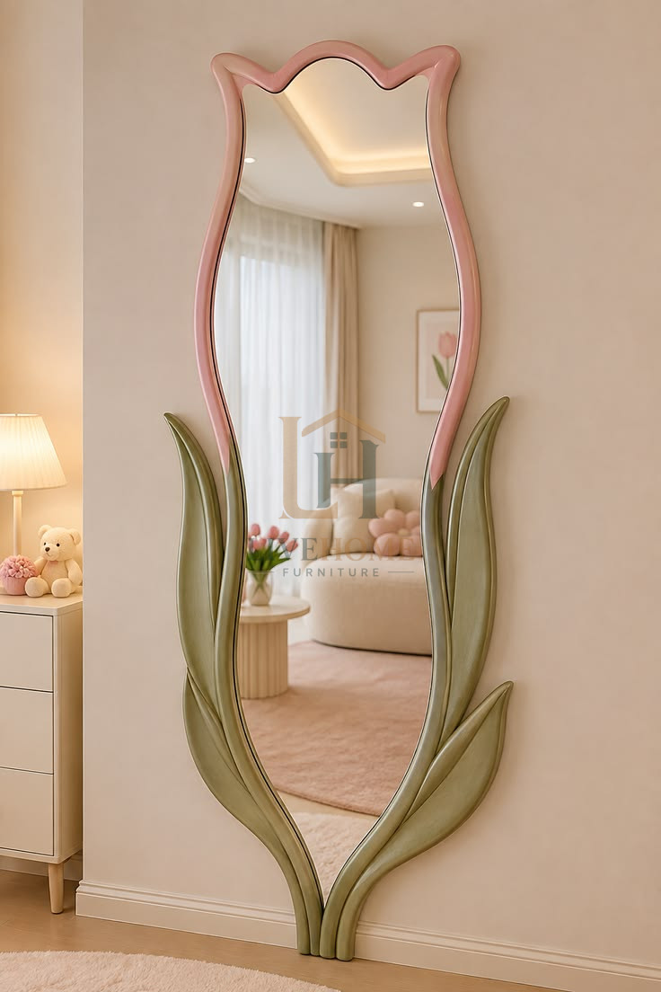 Tulip Leaf Designer Full Length Mirror – 6×2 Ft